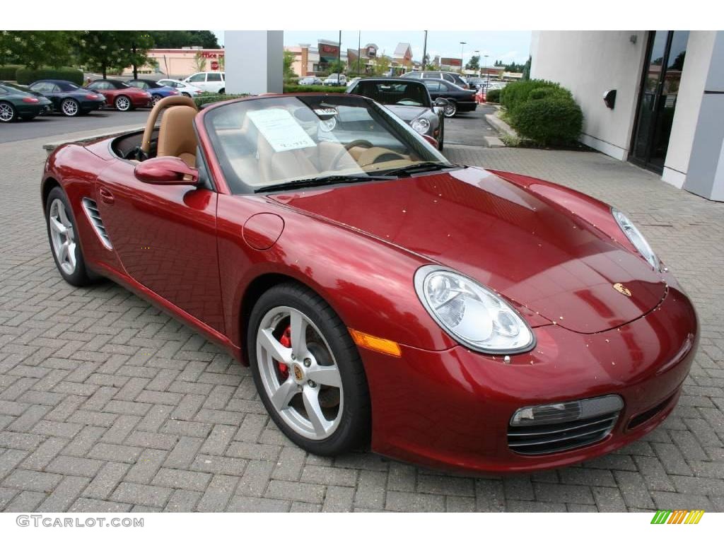 Ruby Red Metallic Porsche Boxster