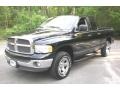 2002 Black Dodge Ram 1500 SLT Quad Cab 4x4  photo #1