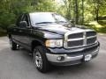 2002 Black Dodge Ram 1500 SLT Quad Cab 4x4  photo #2