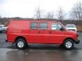 2012 Victory Red Chevrolet Express 2500 Cargo Van  photo #5