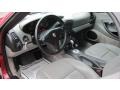 Graphite Grey 2001 Porsche Boxster Standard Boxster Model Interior