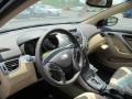 Beige 2013 Hyundai Elantra Limited Steering Wheel