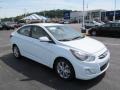 Century White 2013 Hyundai Accent GLS 4 Door Exterior