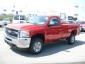 2013 Victory Red Chevrolet Silverado 2500HD Work Truck Regular Cab 4x4  photo #2