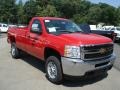 2013 Victory Red Chevrolet Silverado 2500HD Work Truck Regular Cab 4x4  photo #4