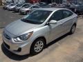 Ironman Silver 2013 Hyundai Accent GLS 4 Door Exterior