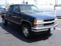 1999 Indigo Blue Metallic Chevrolet Silverado 1500 LS Extended Cab 4x4  photo #2