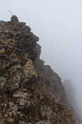 The top of Ullstinden... I was looking forward to spectacular views, but no such luck!