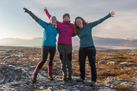 At the end of a very successful trip we had to get this photo of the 3 of us: Jennifer, Signe and me