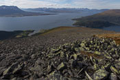 Looking down from the same spots, so many rocks, so far to go... sigh