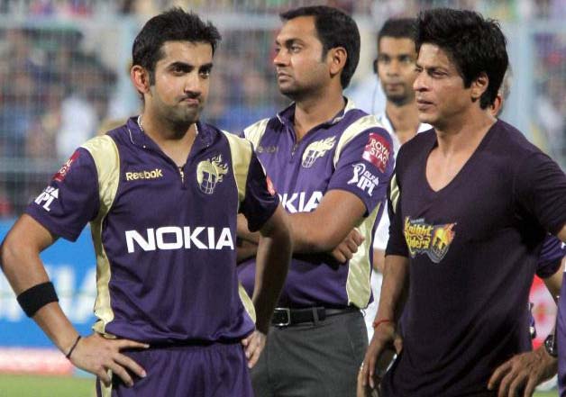 gautam gambhir and shah rukh khan