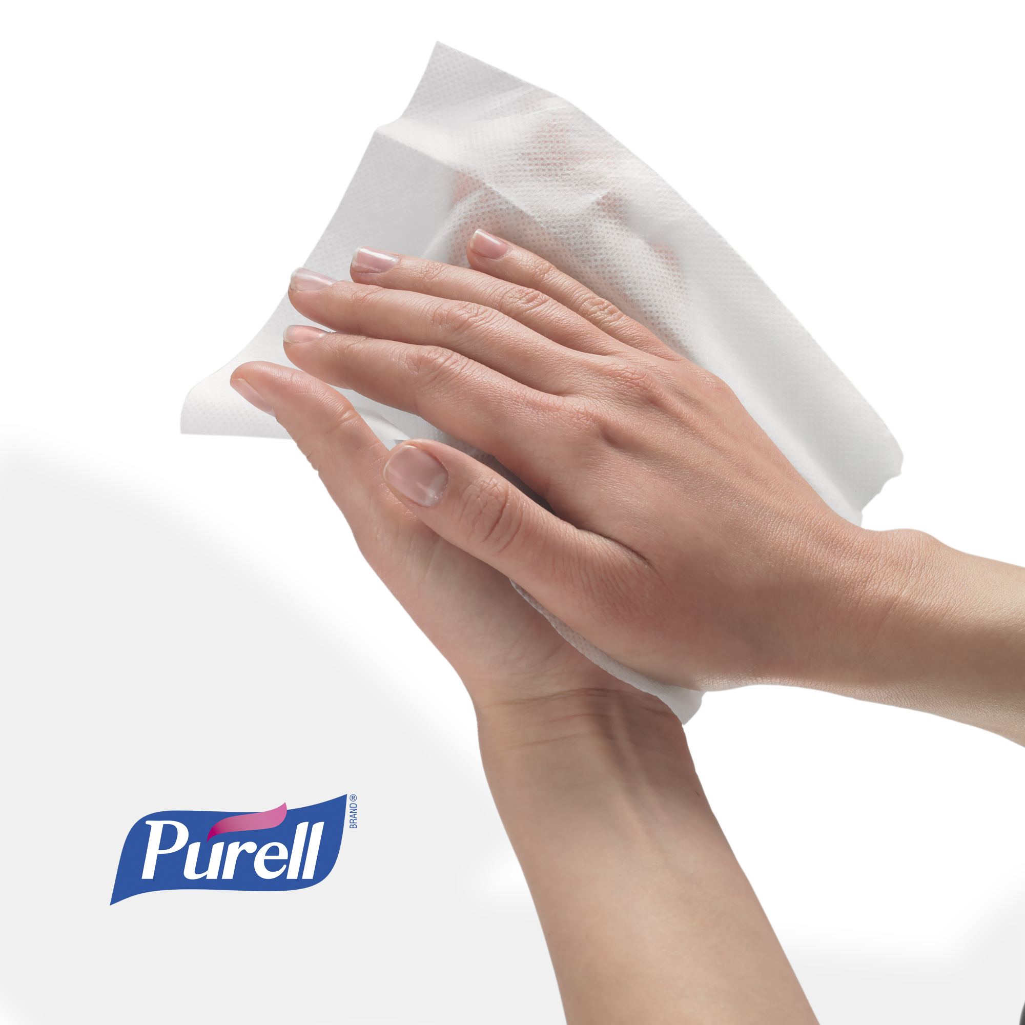 Picture of PURELL® Premoistened Sanitizing Hand Wipes, Individually Wrapped, 5 x 7, 1000/Carton