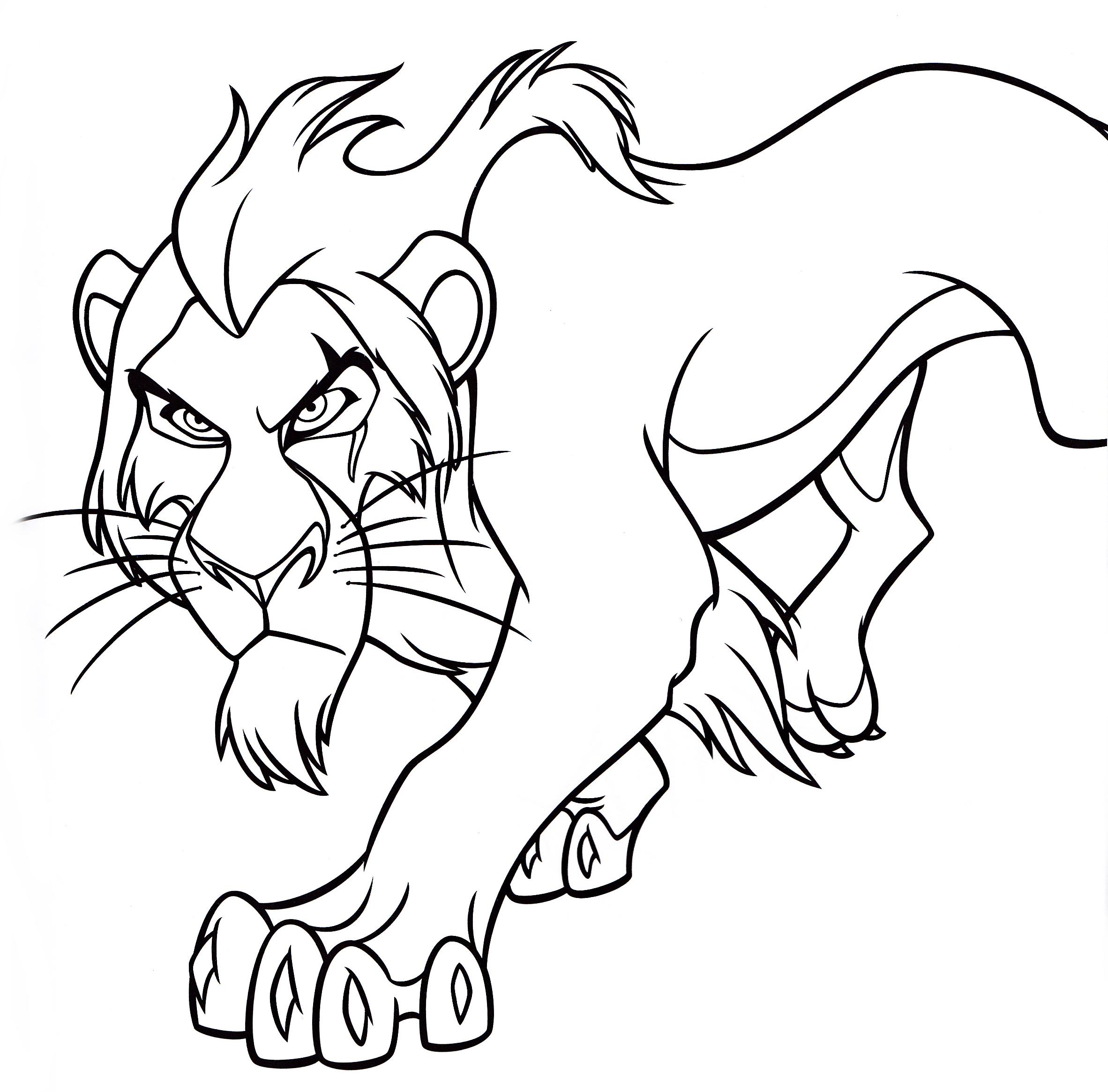 Walt Disney Coloring Pages Scar Walt Disney Characters Photo 40227641 Fanpop