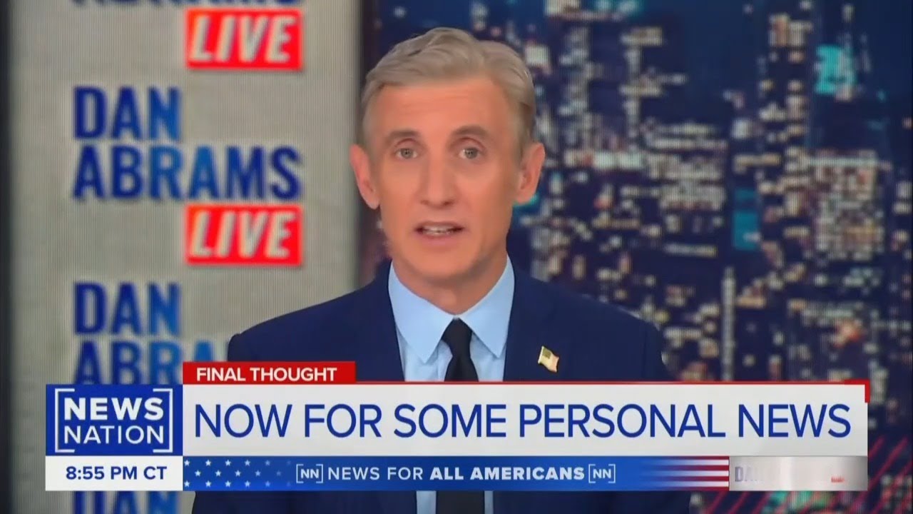 Thumbnail for NewsNation Anchor Dan Abrams announced that he’ll be leaving as host of his nightly program