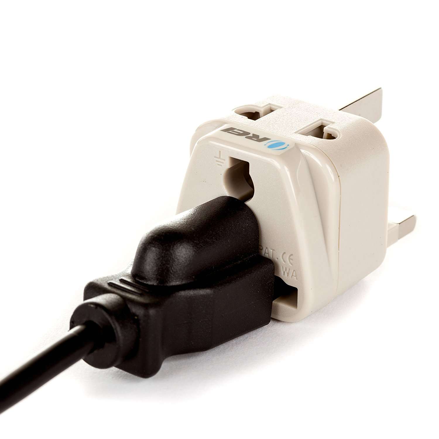 Ground Plug Inserted Into Adapter