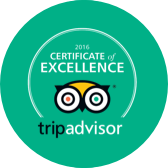 Tripadvisor certificate of excellence