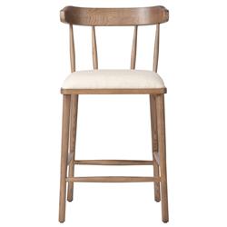 Bella Modern Classic Cream Performance Windsor Counter Stool