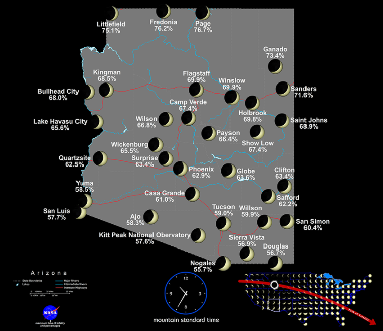 AZ skies looking good for Monday's solar eclipse! Arizona News