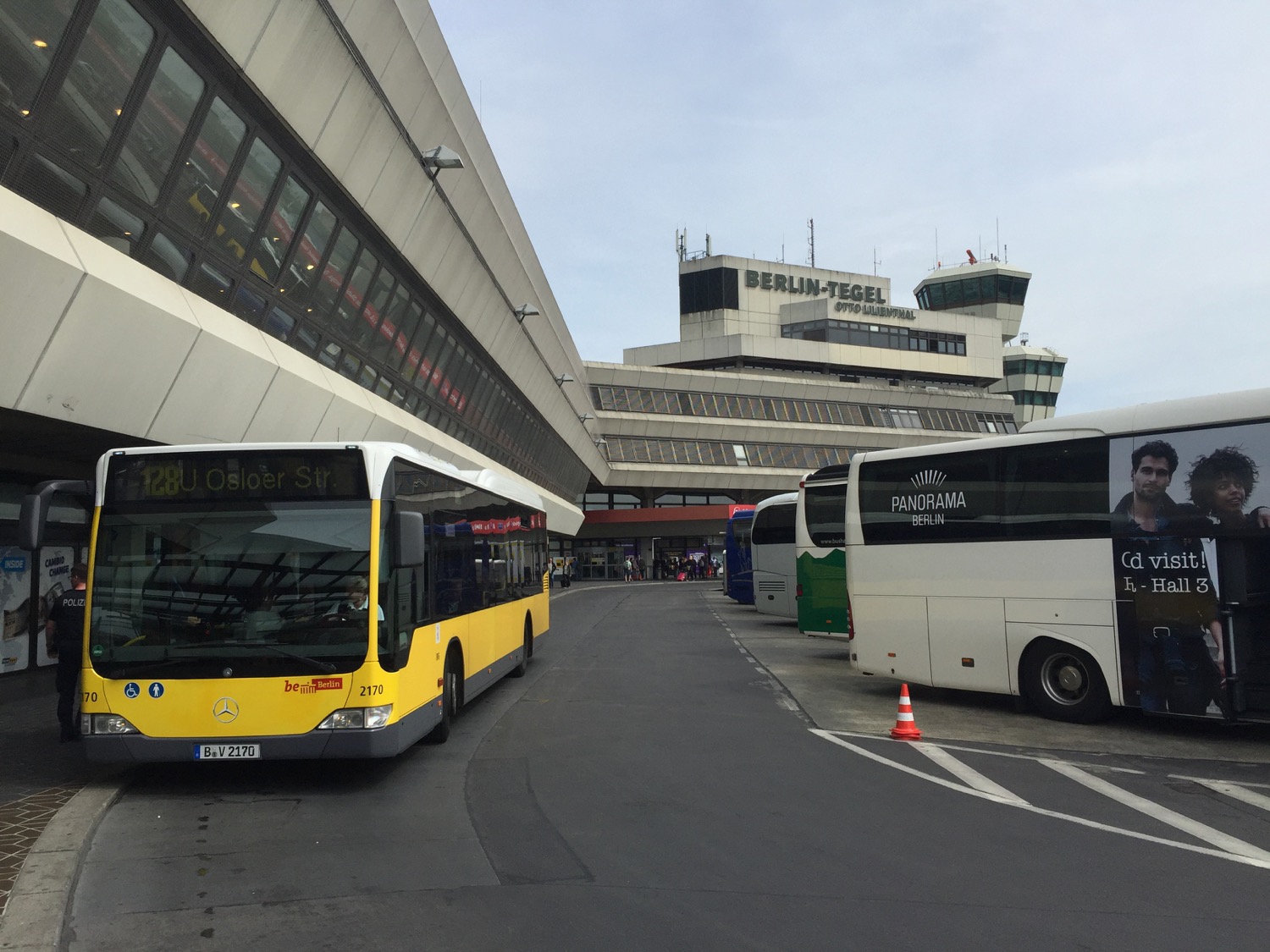 buses parked in a parking lot