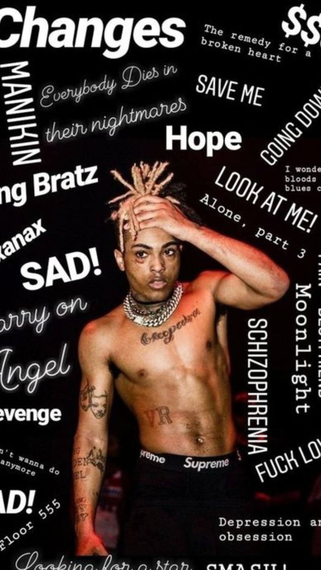 Cool XXXTentacion iPhone Wallpaper