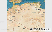 Satellite 3D Map of Algeria