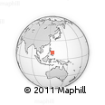 Outline Map of Tacloban, rectangular outline