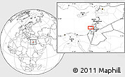 Blank Location Map of Nazareth