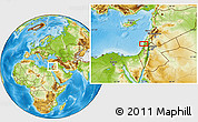 Physical Location Map of Nazareth