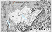 Gray 3D Map of Annecy