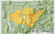 Savanna Style 3D Map of Annecy