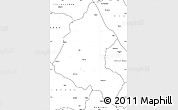 Blank Simple Map of Kanpur Dehat