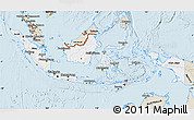 Classic Style Map of Indonesia