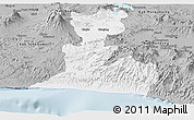 Gray Panoramic Map of Kab. Cianjur