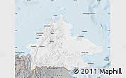 Gray Map of Sabah