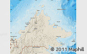 Shaded Relief Map of Sabah