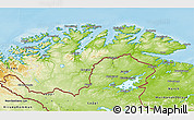 Physical 3D Map of Finnmark