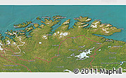 Satellite 3D Map of Finnmark