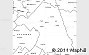 Blank Simple Map of GIYANI