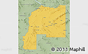 Savanna Style Map of La Paz County