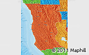 Political Map of Mendocino County