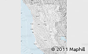 Silver Style Map of Mendocino County