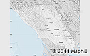 Silver Style Map of Sonoma County