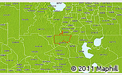 Physical 3D Map of ZIP code 34747