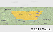 Savanna Style Panoramic Map of Washington Parish