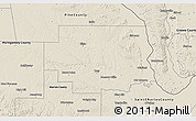 Shaded Relief 3D Map of Lincoln County