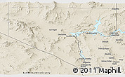 Shaded Relief Panoramic Map of Clark County