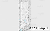 Silver Style 3D Map of Washoe County