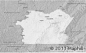 Gray 3D Map of Fayette County