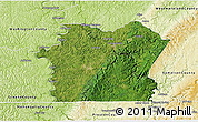 Satellite 3D Map of Fayette County, physical outside