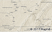 Shaded Relief 3D Map of Fayette County